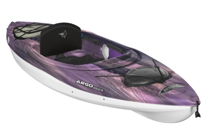 Argo 100X Exo Recreational Kayak - Lightweight & Durable for Lakes & Rivers - Perfect for Fishing, Camping & Outdoor Adventures