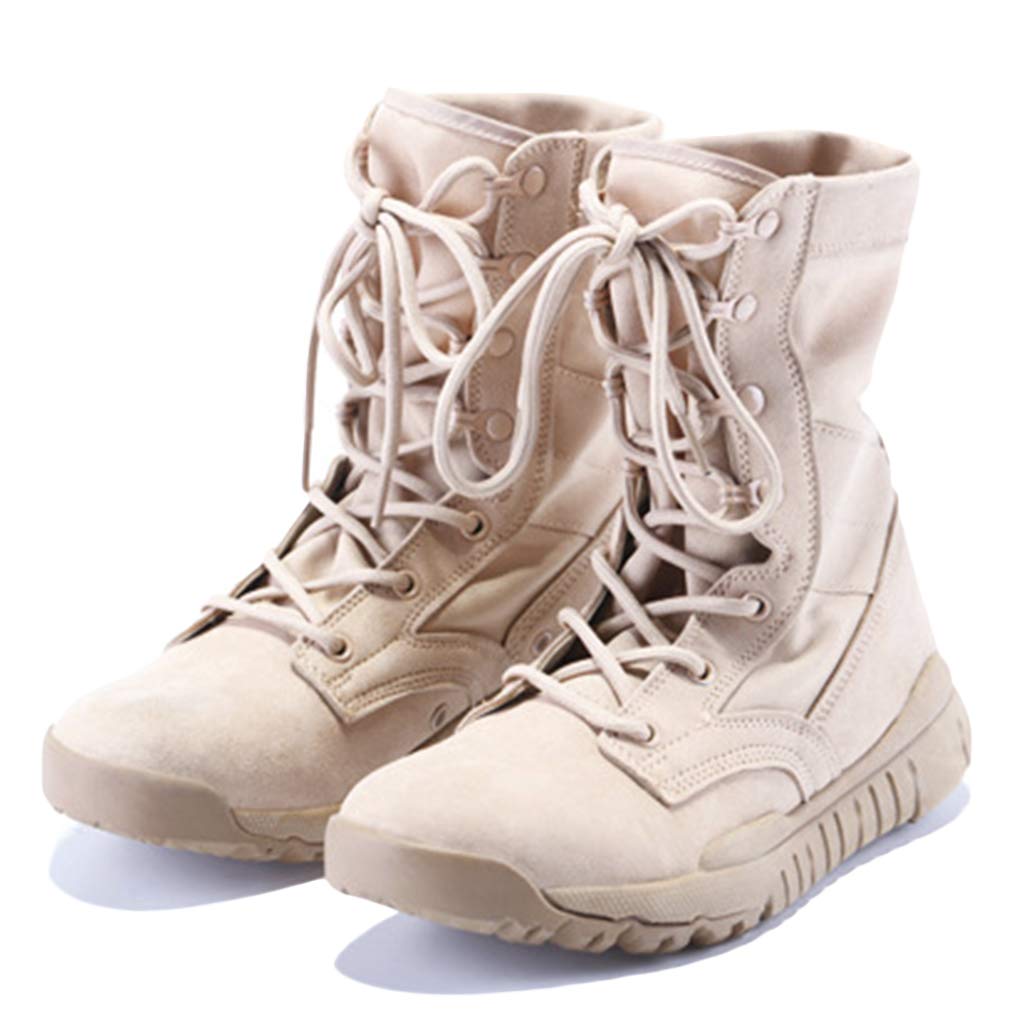 Men's Military Combat Boots - Breathable Army Jungle Work Boots for All Terrain, Tactical Police Force Shoes | Perfect for Hiking, Outdoor Work & Tactical Missions