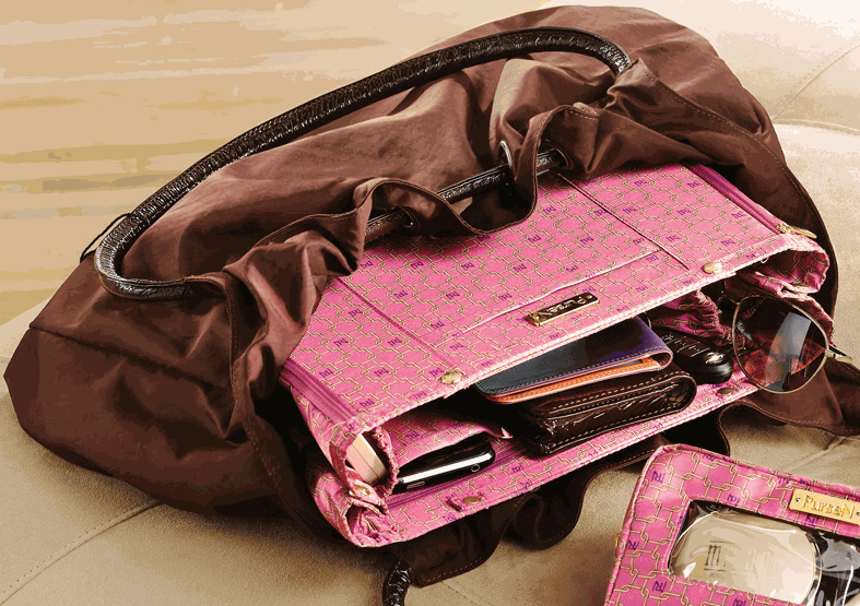 Satin Purse Organizer Insert for Handbags - Perfect for Travel, Work & Everyday Use - OIMPN52