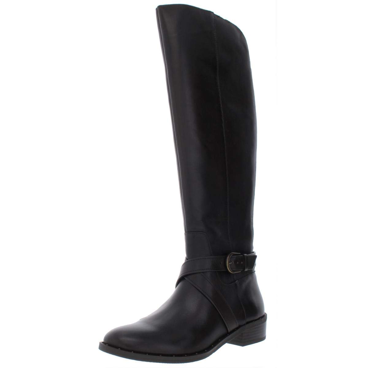 INC International Concepts Women's Leather Fadora Closed-Toe Boots in Chocolate Brown - Perfect for Casual Outings, Office Wear & Fall Fashion