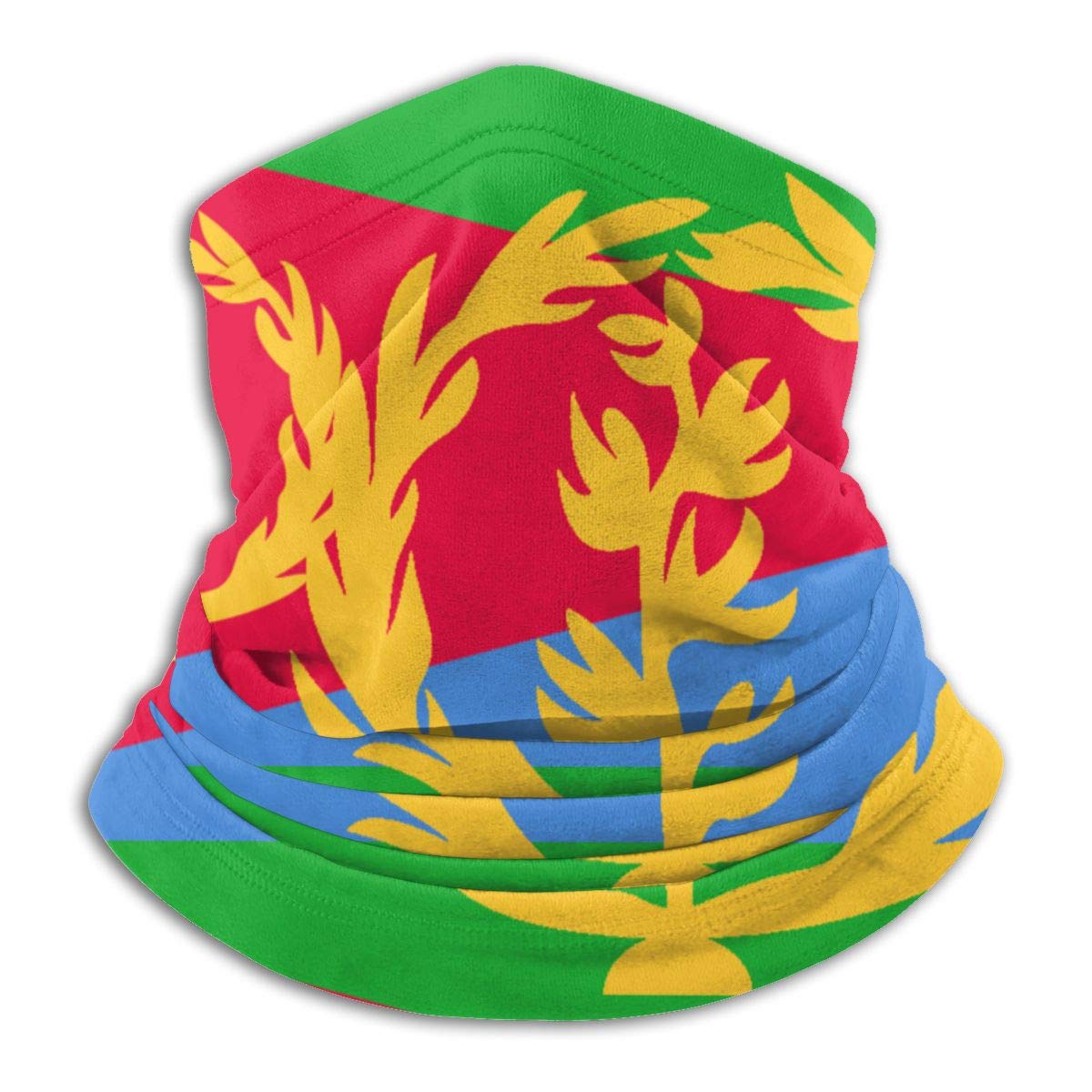 Eritrea Flag Neck Warmer - Winter Scarf for Men & Women, Multifunctional Headwear for Cold Weather - Perfect for Outdoor Sports, Hiking, and Winter Fashion