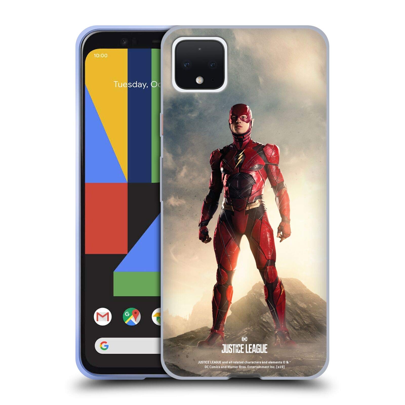 Justice League Flash Case for Google Pixel 4 XL - Movie Poster Design for Superhero Fans