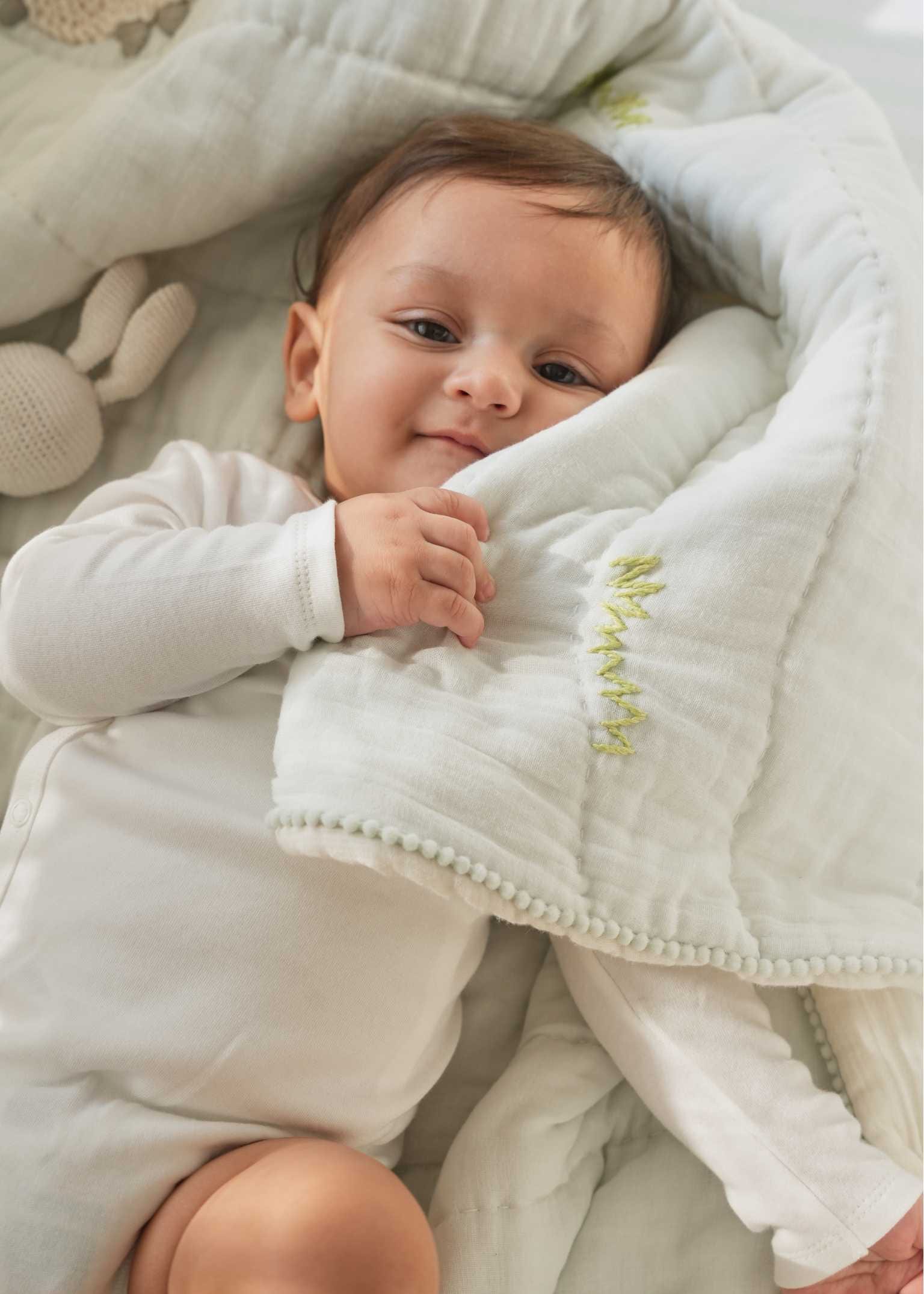 Sleep Cloud Nest Aqua Weighted Blanket with Counting Sheep Design - Soft & Cozy for Stress Relief, Anxiety, and Better Sleep | Perfect for Adults, Kids, and Home Use