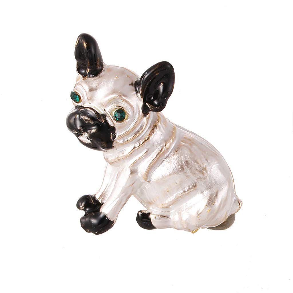 Stylish Alloy Puppy & Wild Dog Brooch Pins for Women - Elegant Gift Jewelry for Casual Wear, Office Outfits & Special Occasions