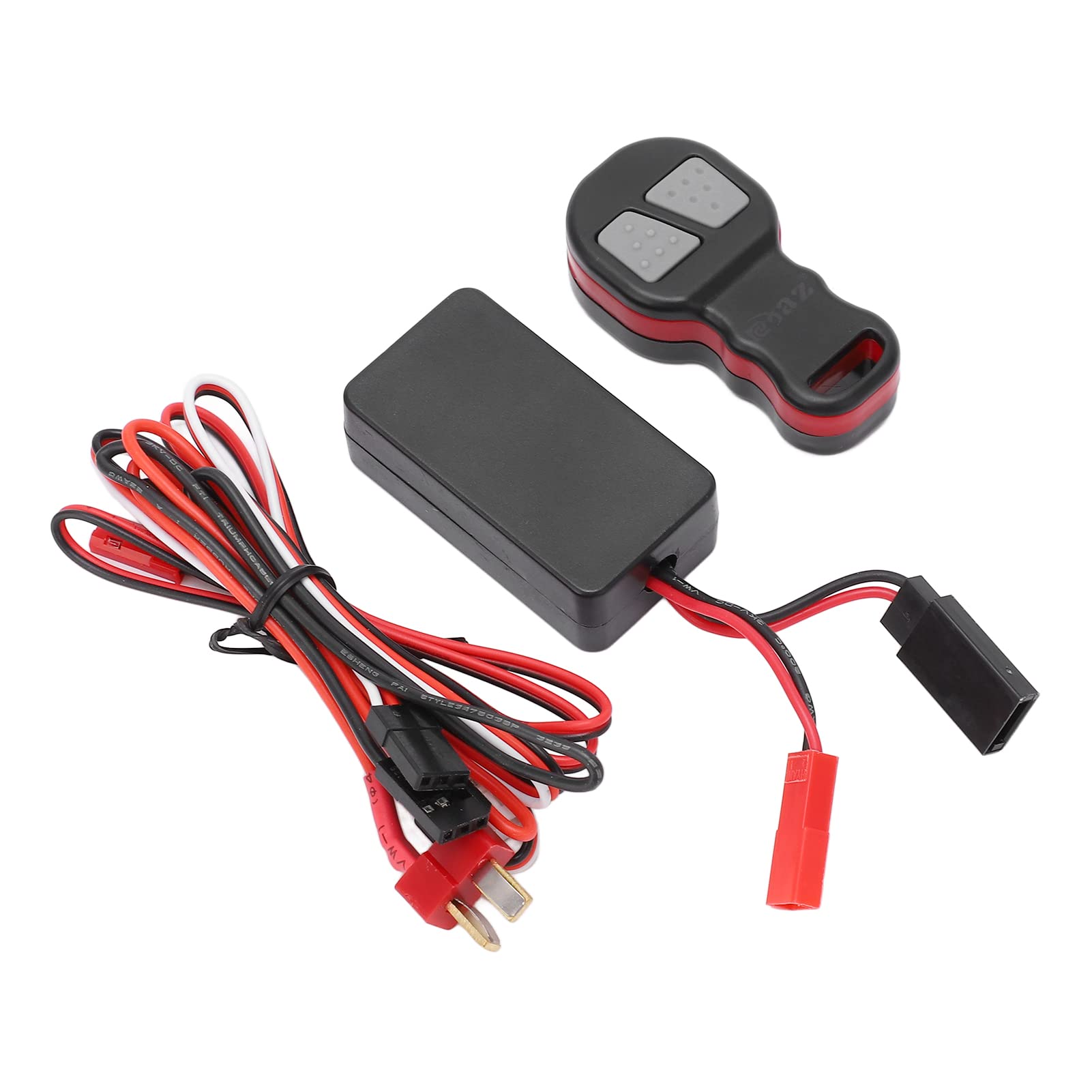 Uxsiya RC Winch Remote Controller Receiver - High Performance 4WD Winch Controller for RC Models | Durable Plastic Design & Easy to Use | Perfect for Off-Road RC Trucks, Crawlers & Rock Racing