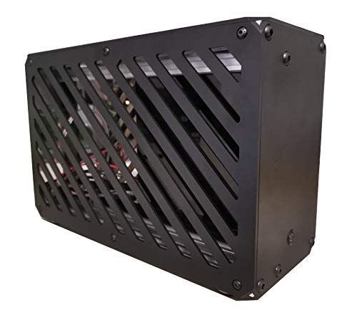 Compact Aluminum A4 Mini ITX PC Case - Supports Long Video Cards & ITX Motherboards | Perfect for Gaming Rigs, Test Benches & Small Form Factor Builds