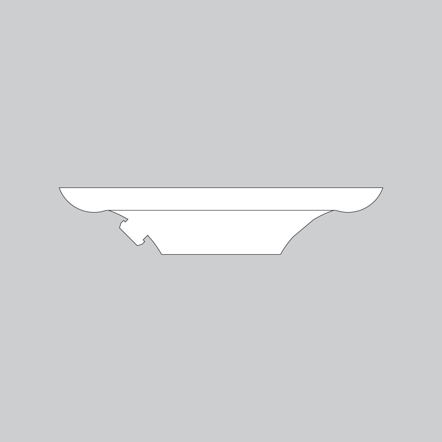 Finial Cap and Grommet Set - Fresh White Cabinet Hardware (K062402826) - Perfect for Kitchen Cabinets, Wardrobes & Furniture Decoration