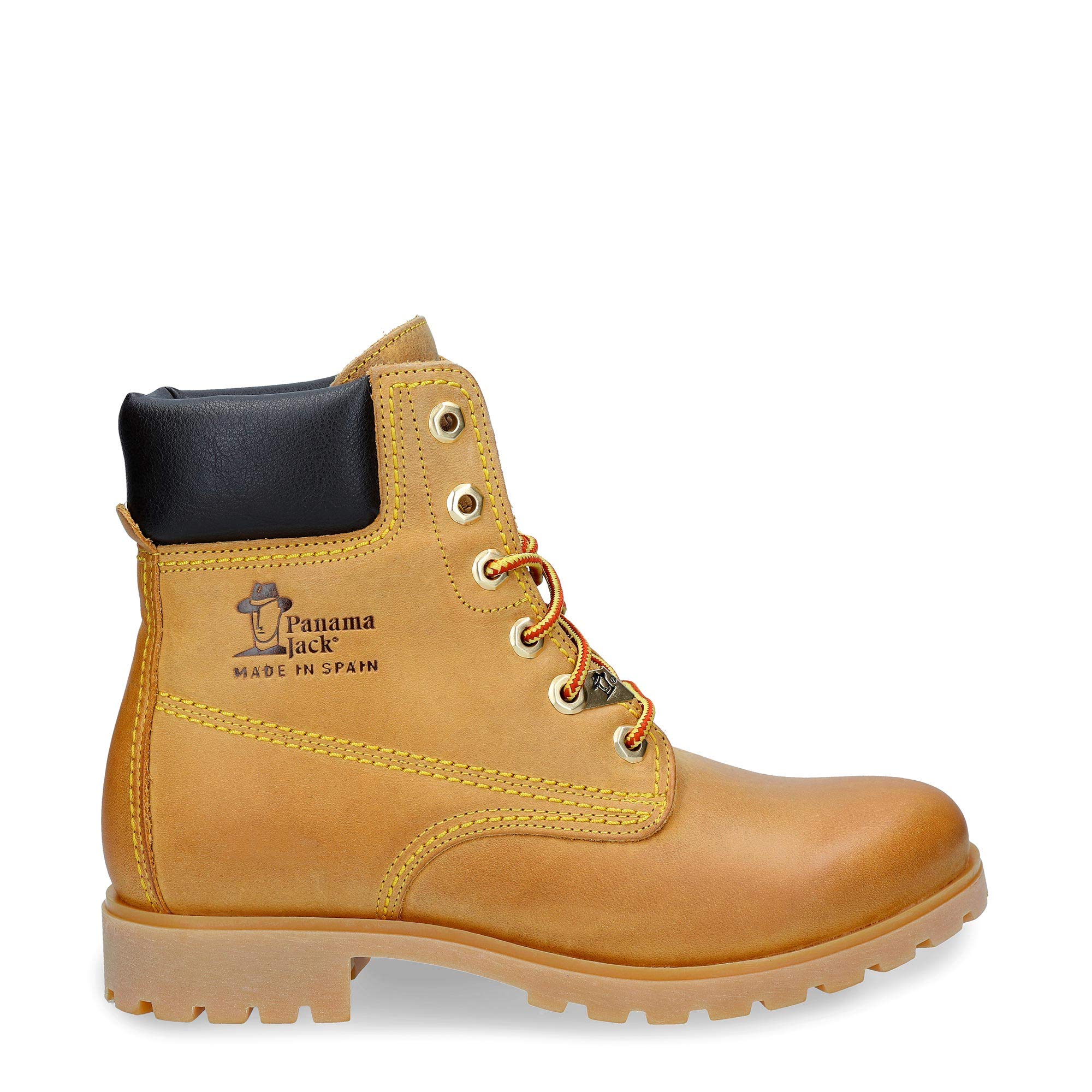 Panama Jack Women's Panama 03 Combat Boots - Waterproof Leather Ankle Boots for Hiking, Outdoor & Winter Wear - Fashionable Women's Work Boots with Non-Slip Sole