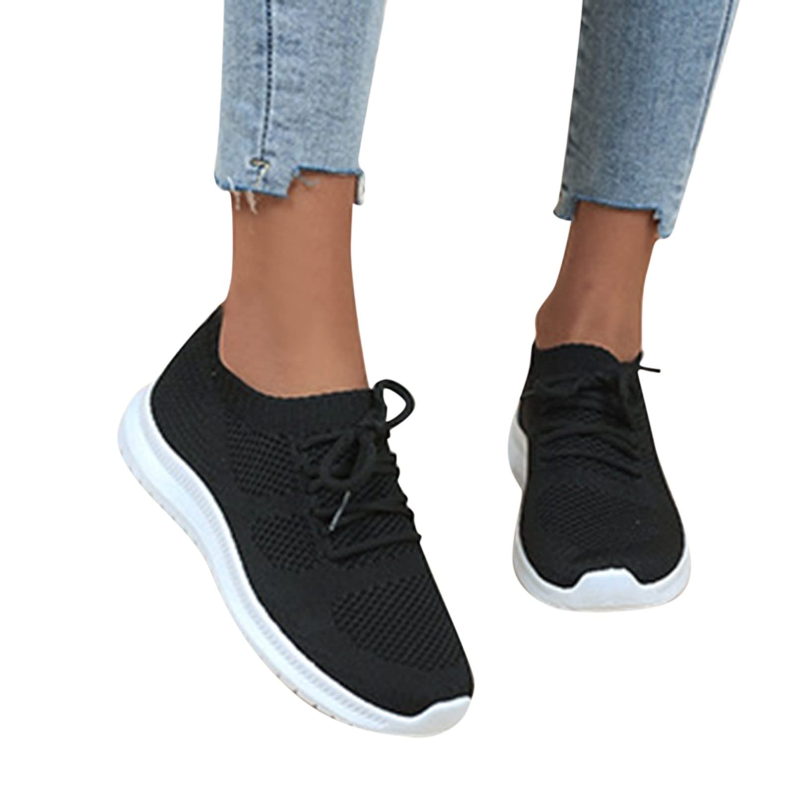Women's Running Shoes - Lightweight Breathable Air Mesh Spring & Summer Sports Shoes for Jogging, Walking & Outdoor Activities | Comfortable Flat Workout Sneakers for Women