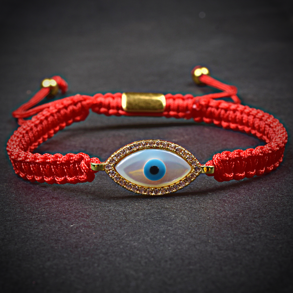 Evil Eye Protection Bracelet with Red String - Handmade Spiritual Jewelry for Good Luck & Positive Energy | Perfect for Wrist Wear, Gifts & Spiritual Healing