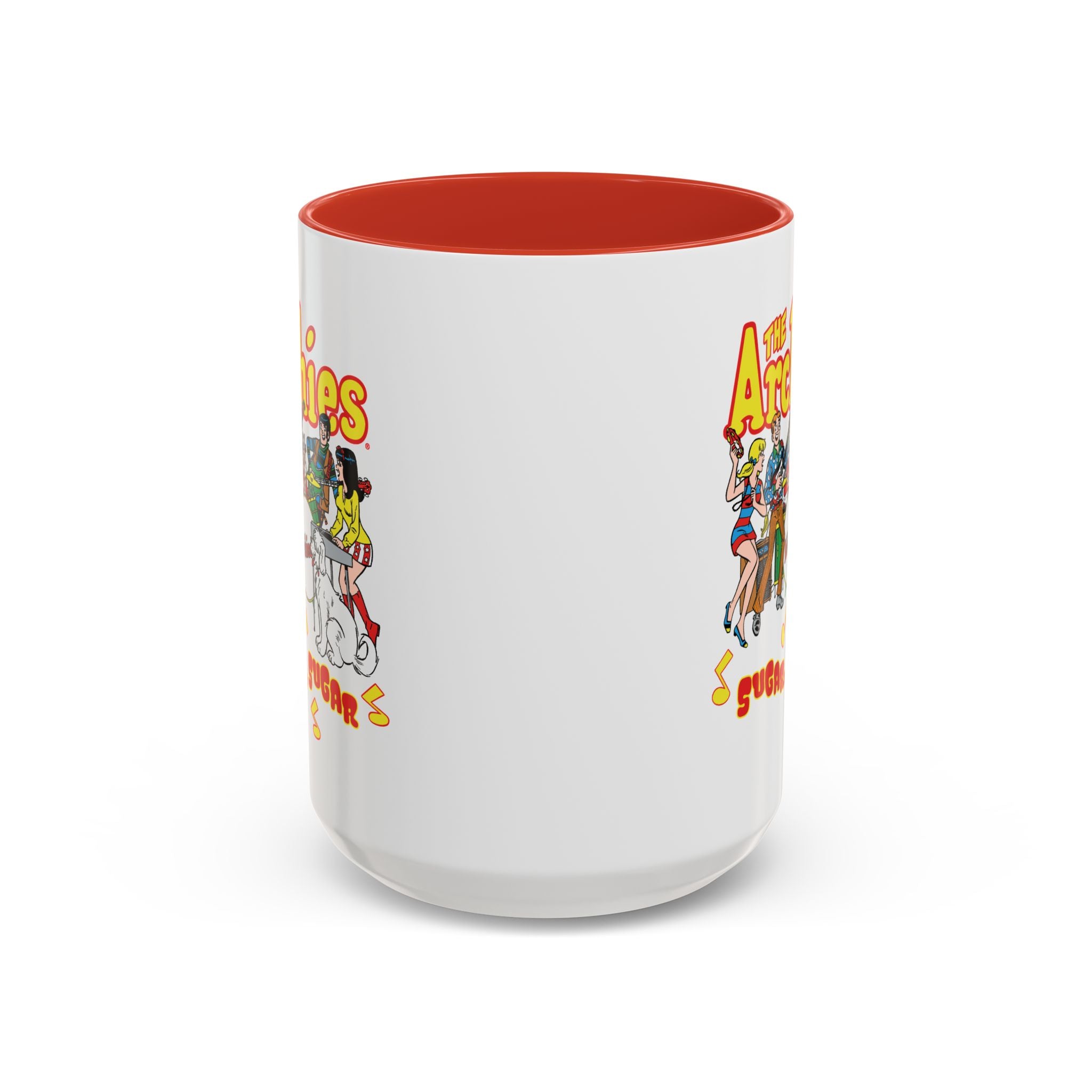 Archie Comics The Archies Sugar Sugar 11oz Coffee Mug - Featuring Archie, Betty, Veronica, Jughead, Reggie & Hot Dog - Perfect for Coffee, Tea & Collectible Display