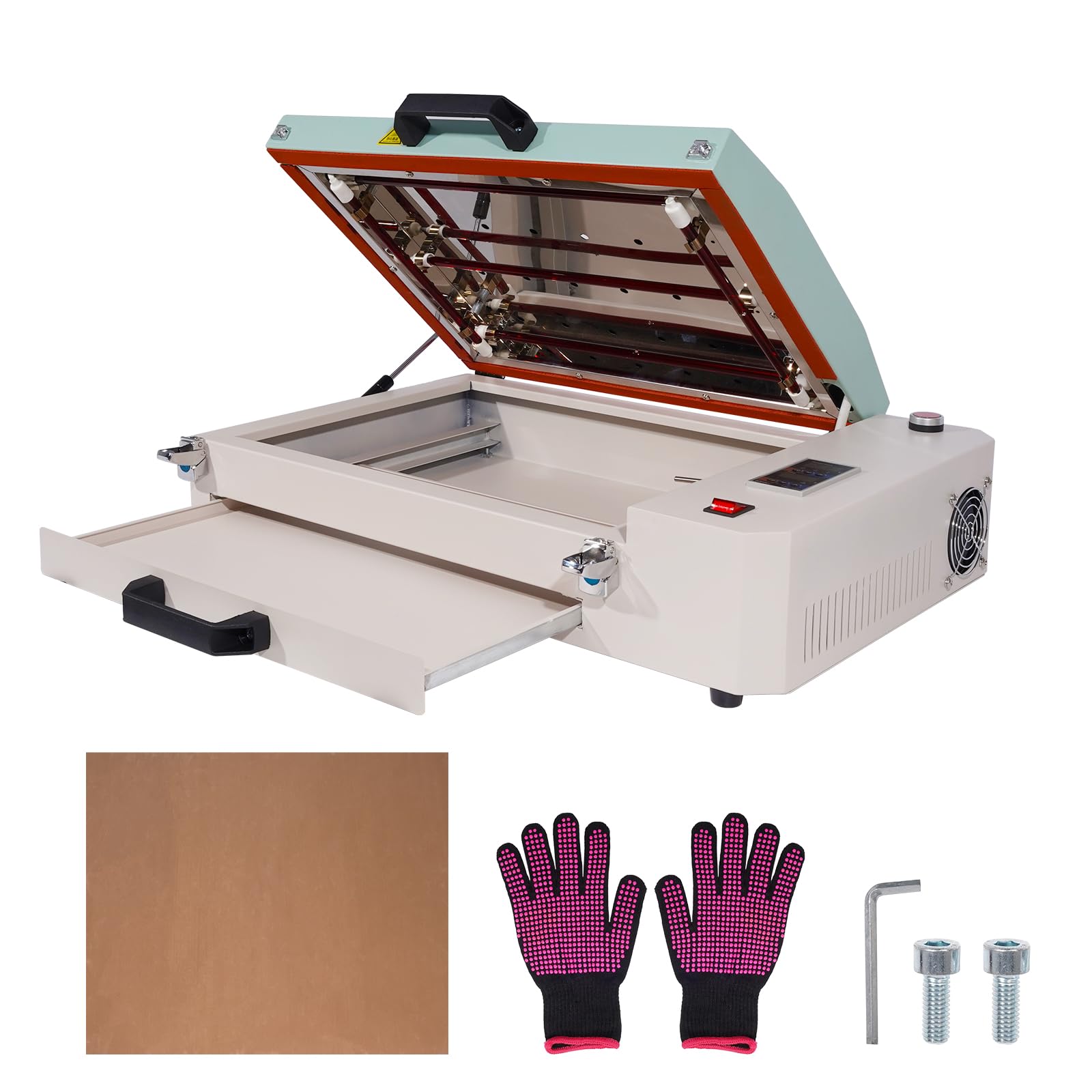 MECOLOUR Upgraded DTF Oven Heater A3/A4/A5 - Digital Time & Temperature Control with Ventilation System - Professional Curing Heater for 16.93