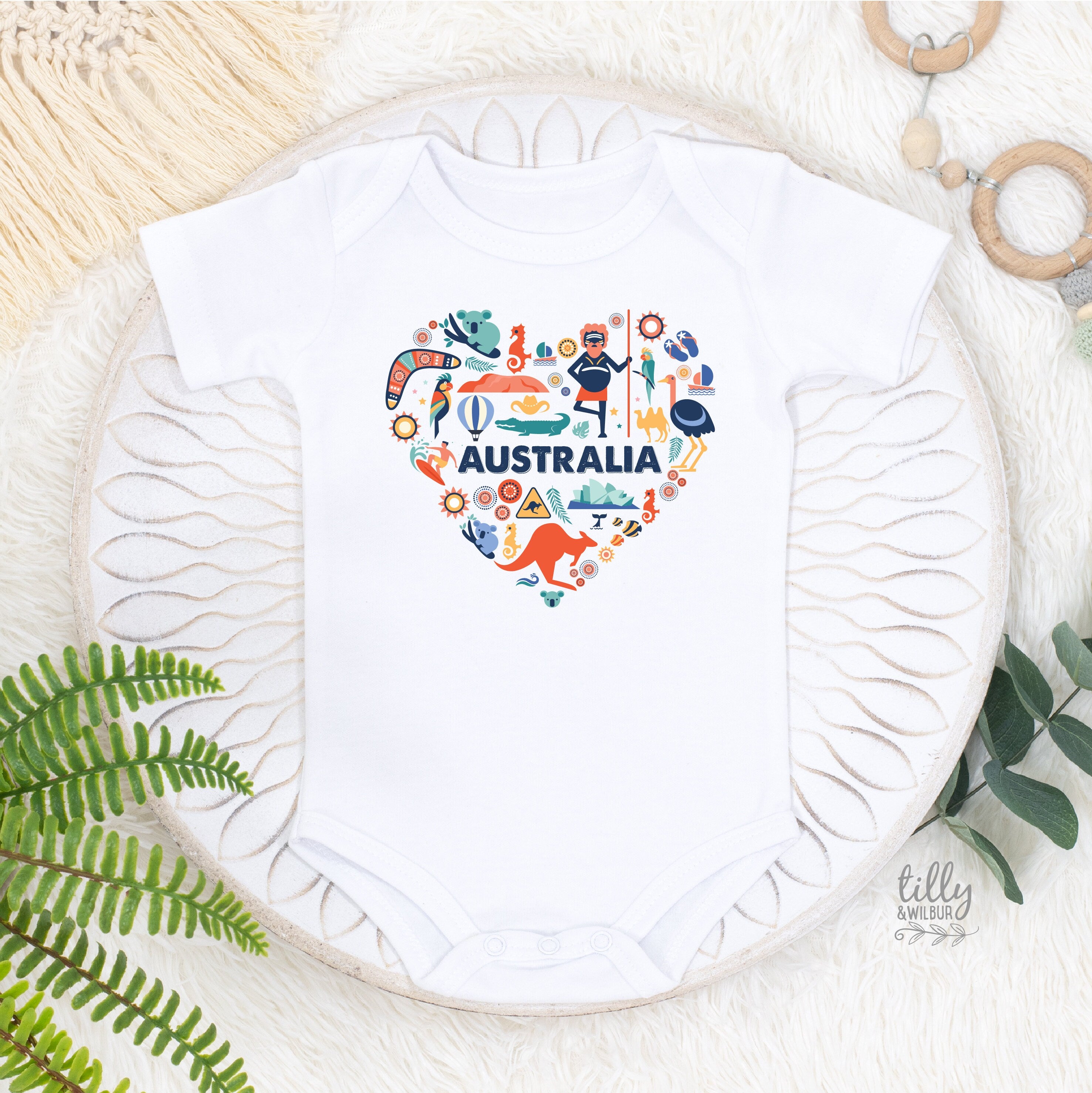 Australia Day Bodysuit - Patriotic Baby Onesie for National Holiday Celebrations & Festive Outfits