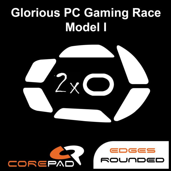 Corepad Skatez Mouse Feet for Glorious Model I - Ultra Smooth PTFE Mouse Skates for Gaming & Productivity - Perfect for FPS, MOBA & Office Use