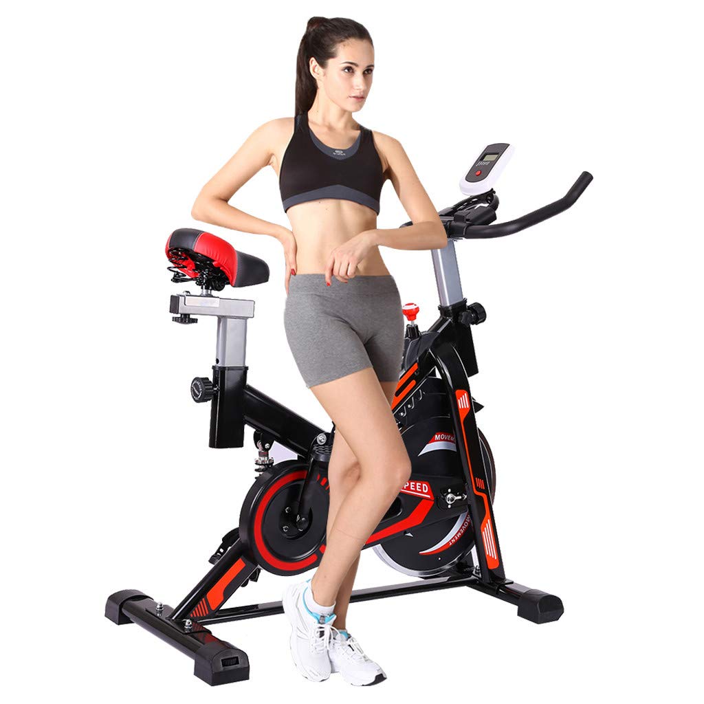 Lroplie Professional Indoor Cycling Bike with Shock Absorption System - Stationary Exercise Bike for Home Gym, Cardio & Fitness Training