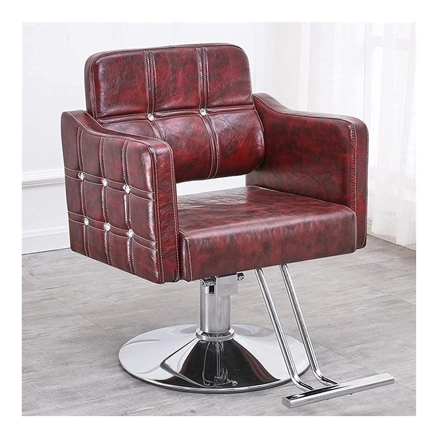 **Professional Hydraulic Barber Salon Chair with Reclining Feature - Styling & Beauty Shop Chair for Hairdressers, Tattoo Artists & Salons - Perfect for Haircuts, Styling & Tattoo Sessions**