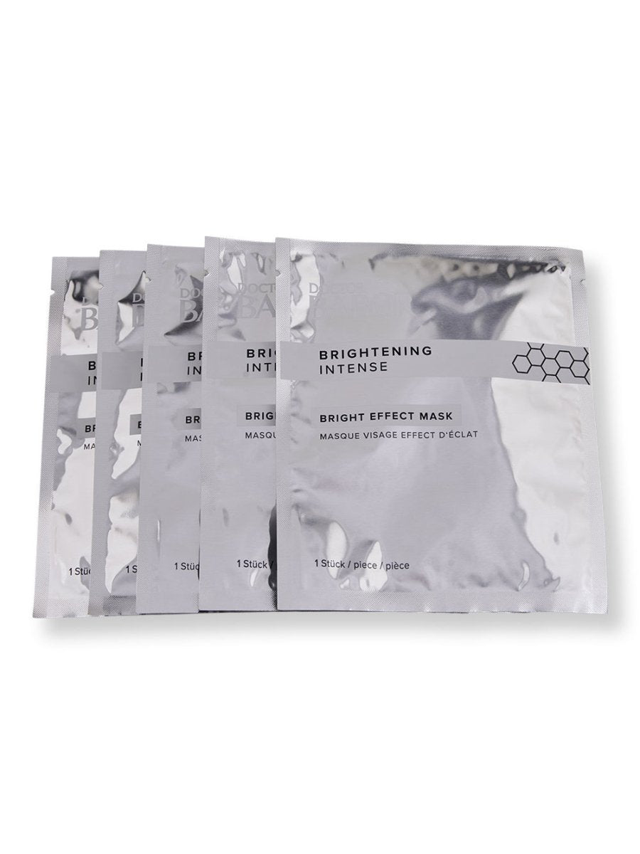 Babor Brightening Intense Bright Effect Mask (5 Pack) - Brightening Face Mask for Glowing Skin, Dark Spot Treatment & Skin Radiance - Perfect for Nighttime Skincare Routine & Spa Days