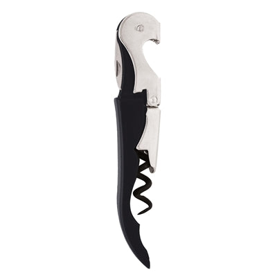 Premium Double Level Pro Corkscrew - Black | Professional Wine Bottle Opener for Home, Restaurants & Gifts | Perfect for Wine Lovers & Entertaining