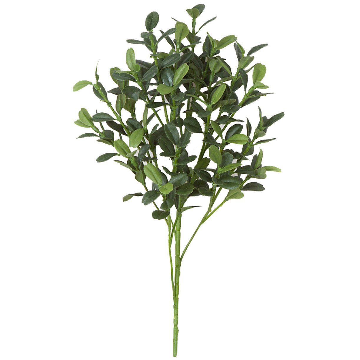 12 Pack Artificial Boxwood Stem Picks - 24 Stems of 2-Tone Green Faux Greenery for DIY Home Decor, Wedding Centerpieces & Floral Arrangements
