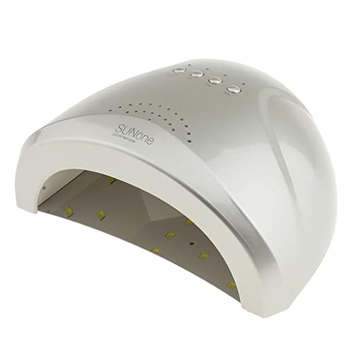 48W Professional LED Nail Lamp for Gel Polish Curing - Fast Drying UV Light with Gold Finish & EU Plug - Perfect for Home & Salon Manicures & Pedicures
