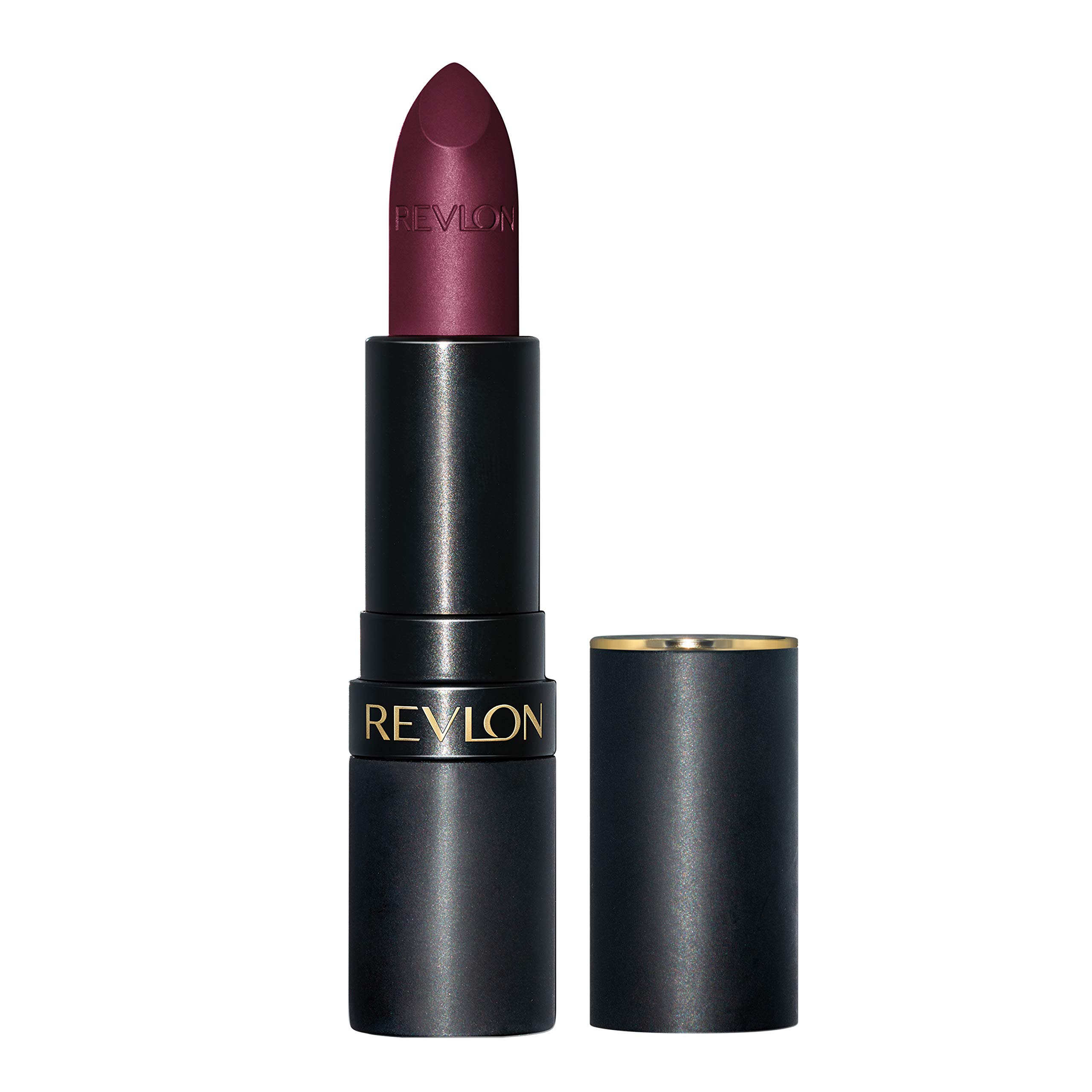Revlon Super Lustrous The Luscious Mattes Lipstick - Black Cherry (0.74 oz) | Moisturizing Velvety Matte Formula for High Impact Color | Perfect for Everyday Wear & Special Occasions