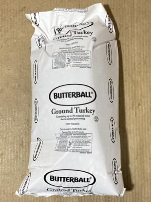 85/15 Lean Ground Turkey - 10 lb Bulk Pack | Fresh Fine Ground Turkey Meat for Burgers, Meatballs & Healthy Meal Prep