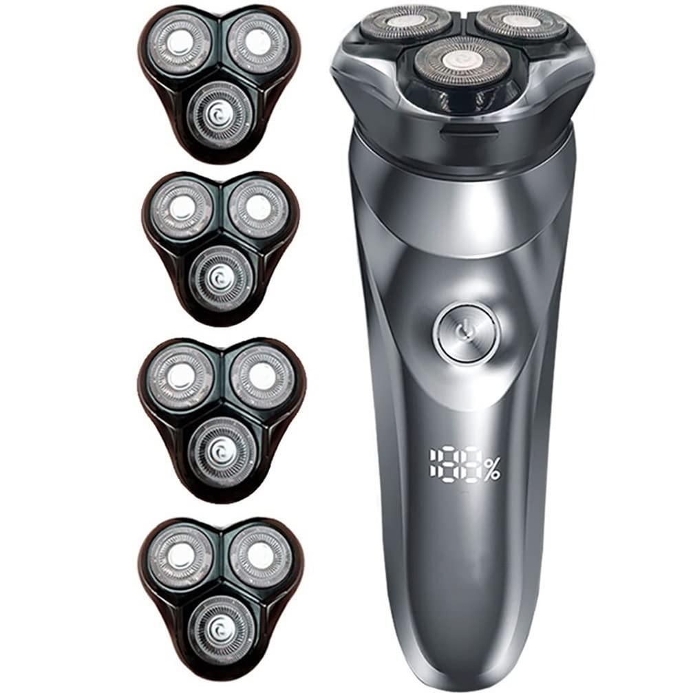 Best Electric Razor for Men - IPX7 Waterproof Smart Shaver with LCD Display & Beard Trimmer | Perfect for Travel, Daily Shaving & Grooming