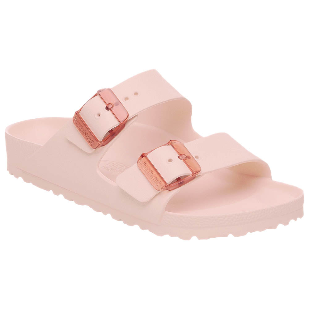 Birkenstock Unisex Arizona Stealth Buckle EVA Sandals - Narrow Fit - Light Rose Color | Comfortable & Lightweight for Beach, Pool, and Casual Wear