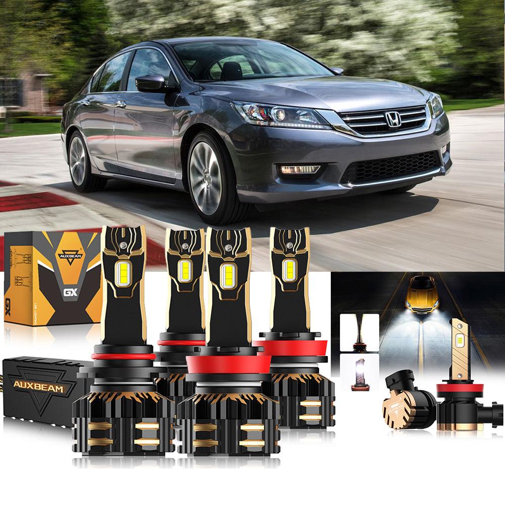 9005 H11 LED Headlight Bulbs Kit for 2013-2015 Honda Accord - Super Bright White Light, Easy Installation - Perfect for Night Driving and Foggy Conditions