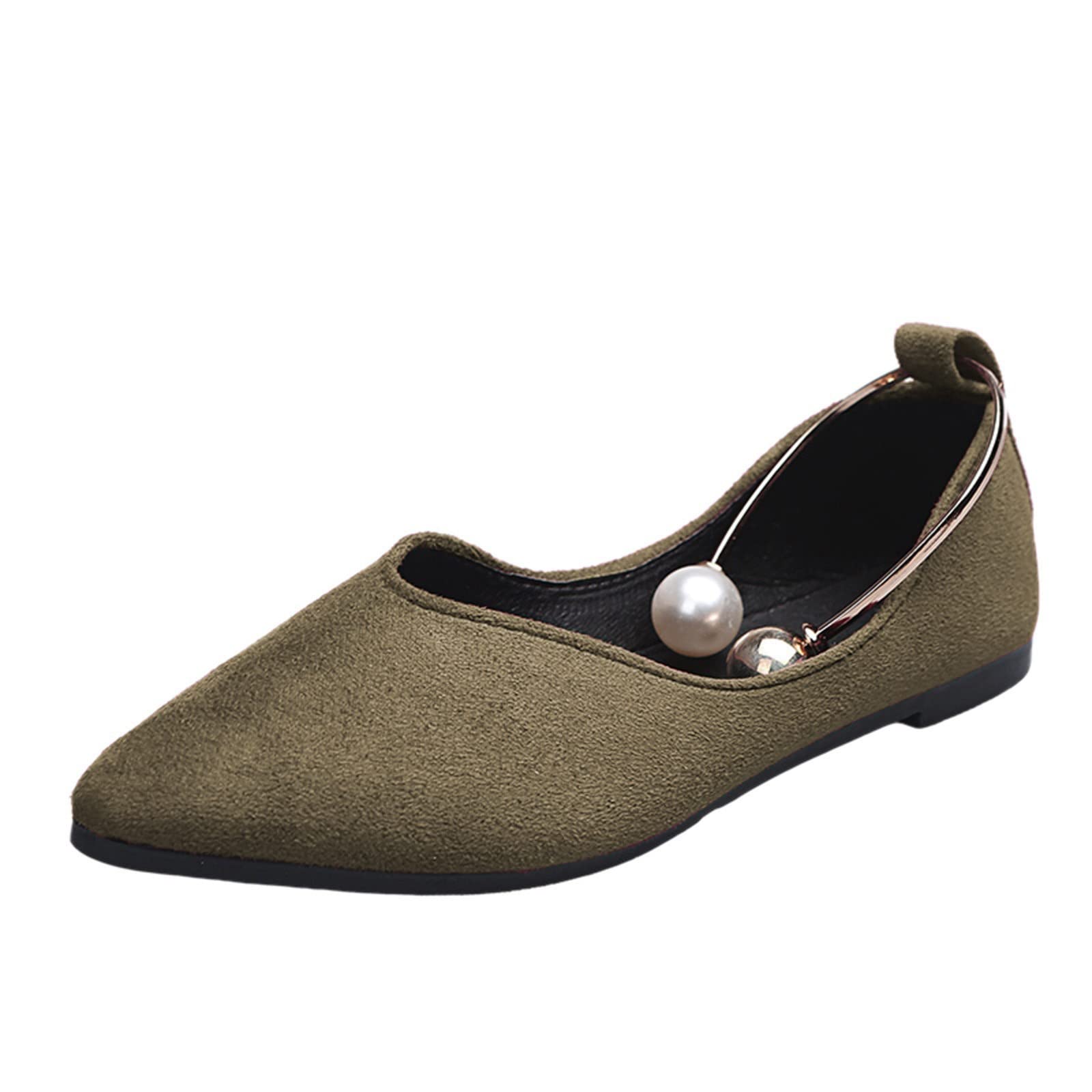 Thyone Women's Comfortable Leather Flat Loafers - Slip On Dress Shoes for Work, Office & Casual Wear | Perfect for Driving, Walking & Outdoor Activities