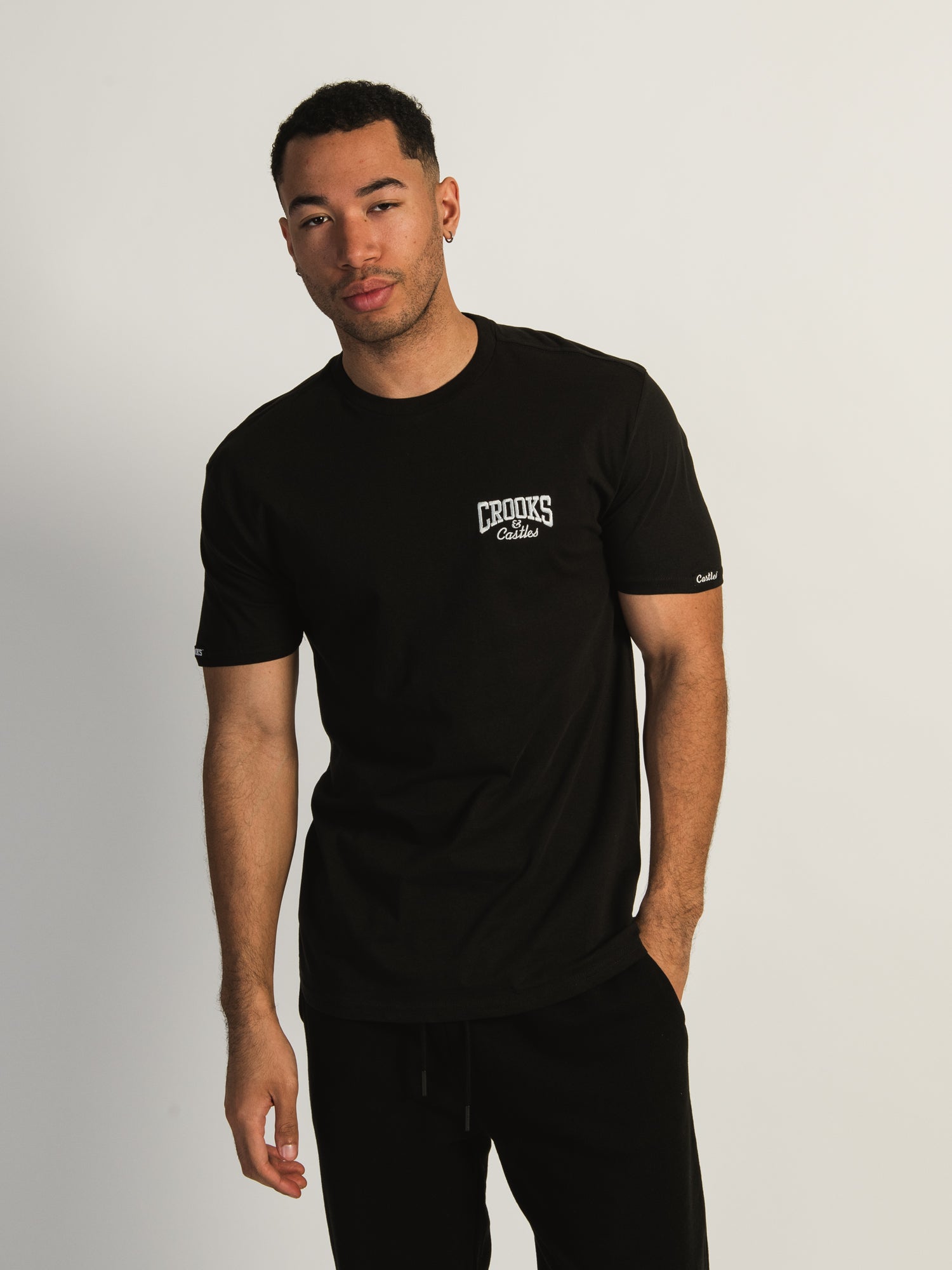 Crooks & Castles Embroidered Graphic T-Shirt for Men - Stylish Streetwear for Casual Outfits & Urban Fashion