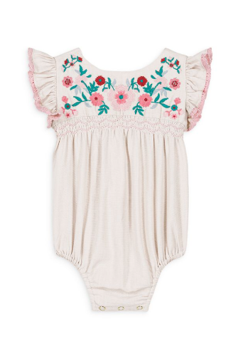 LOUISE MISHA NUSHA Baby Romper - Soft Cotton Jumpsuit for Boys & Girls (6-24 Months) - Perfect for Playtime, Outings & Photo Shoots