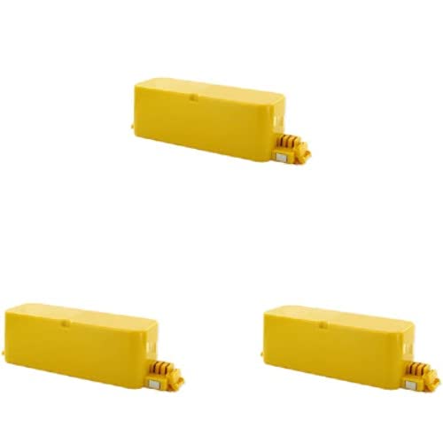 Synergy Digital Vacuum Cleaner Replacement Batteries - 3 Pack Ni-MH 14.4V 3000mAh High Capacity for iRobot Roomba Discovery 400 Series - Perfect for Home Cleaning & Pet Hair Removal