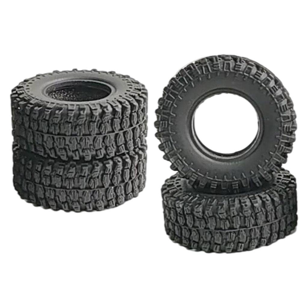 Upgraded RC Car Tire Skins for Drifting - High Grip Remote Control Buggy & Crawler Tires - Perfect for Off-Road Racing and Stunt Performance