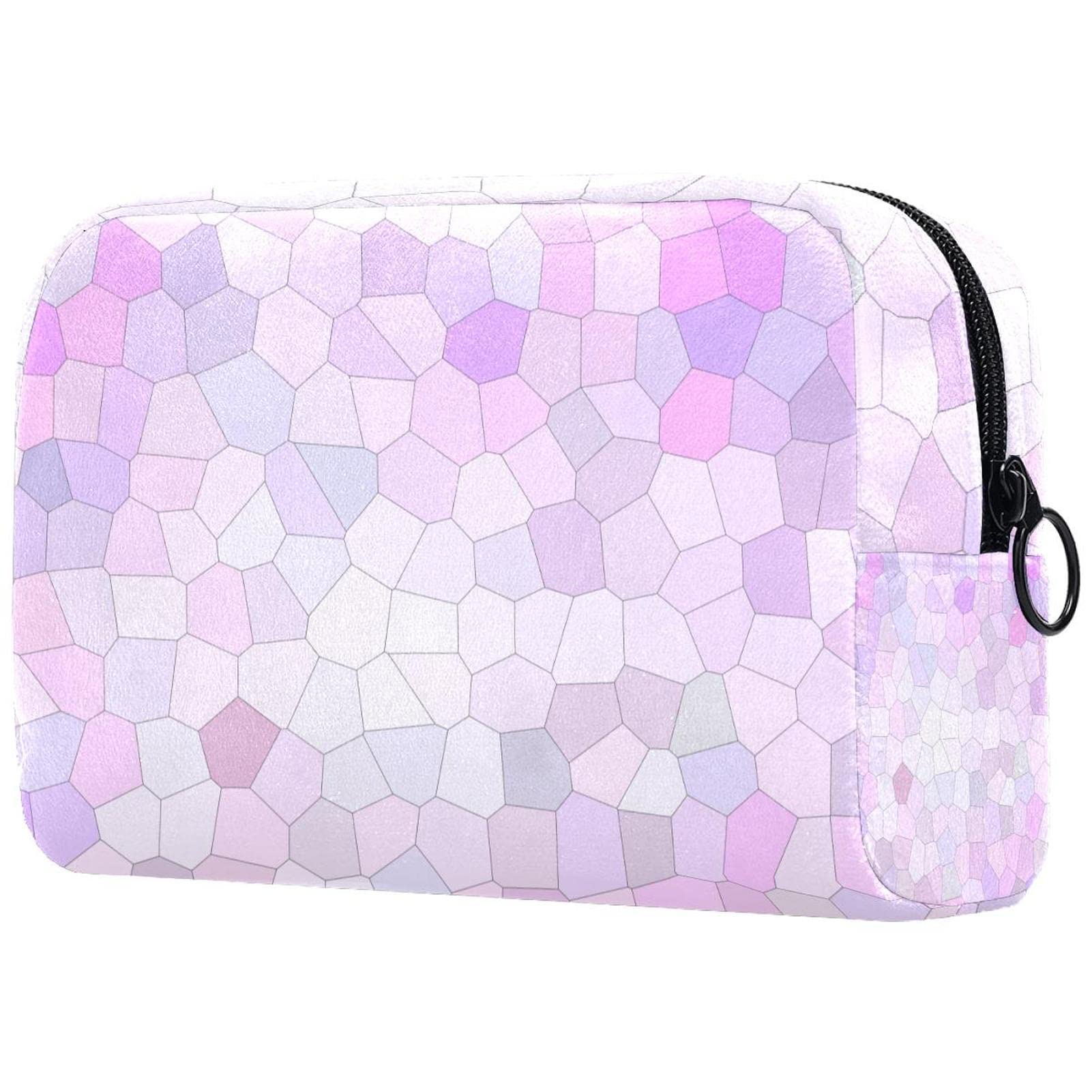 Large Cosmetic Bag for Women - Travel Makeup Case with Zipper | Portable Toiletry Organizer for Trips