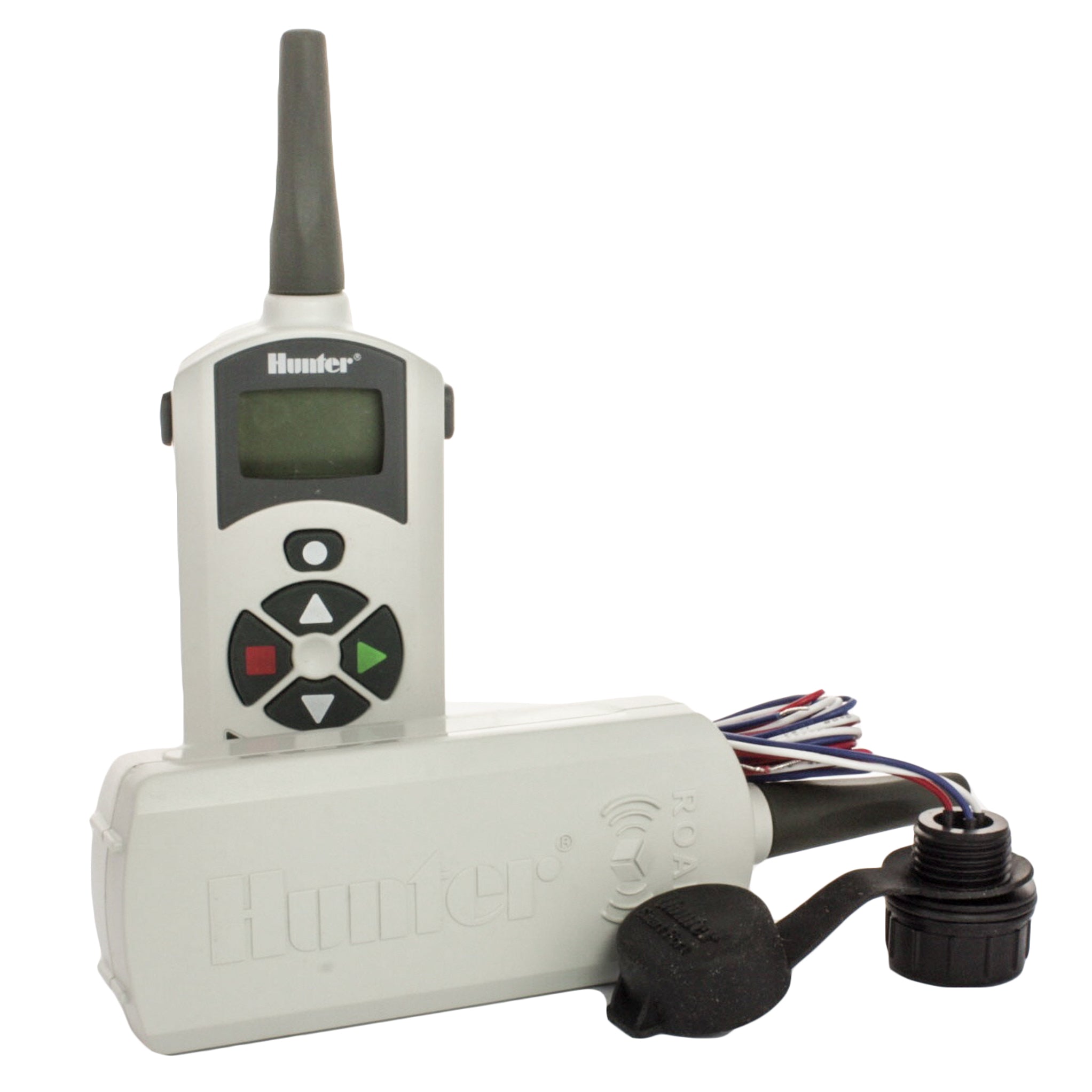 Hunter ROAMKIT Roam Remote Complete Kit - Wireless Transmitter & Receiver with Wiring Harness for Hunter Irrigation Systems | Perfect for Lawn & Garden Watering Control