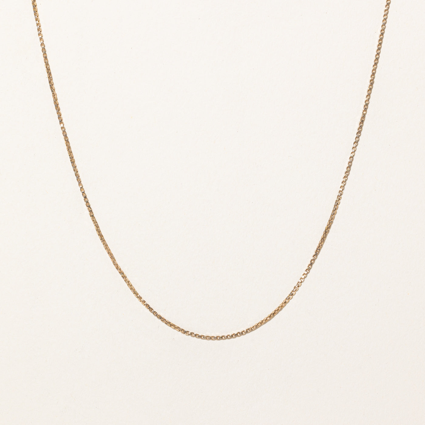 10K Yellow Gold Box Link Chain Necklace 24 Inches - Elegant Layering Jewelry for Women, Perfect for Everyday Wear & Special Occasions