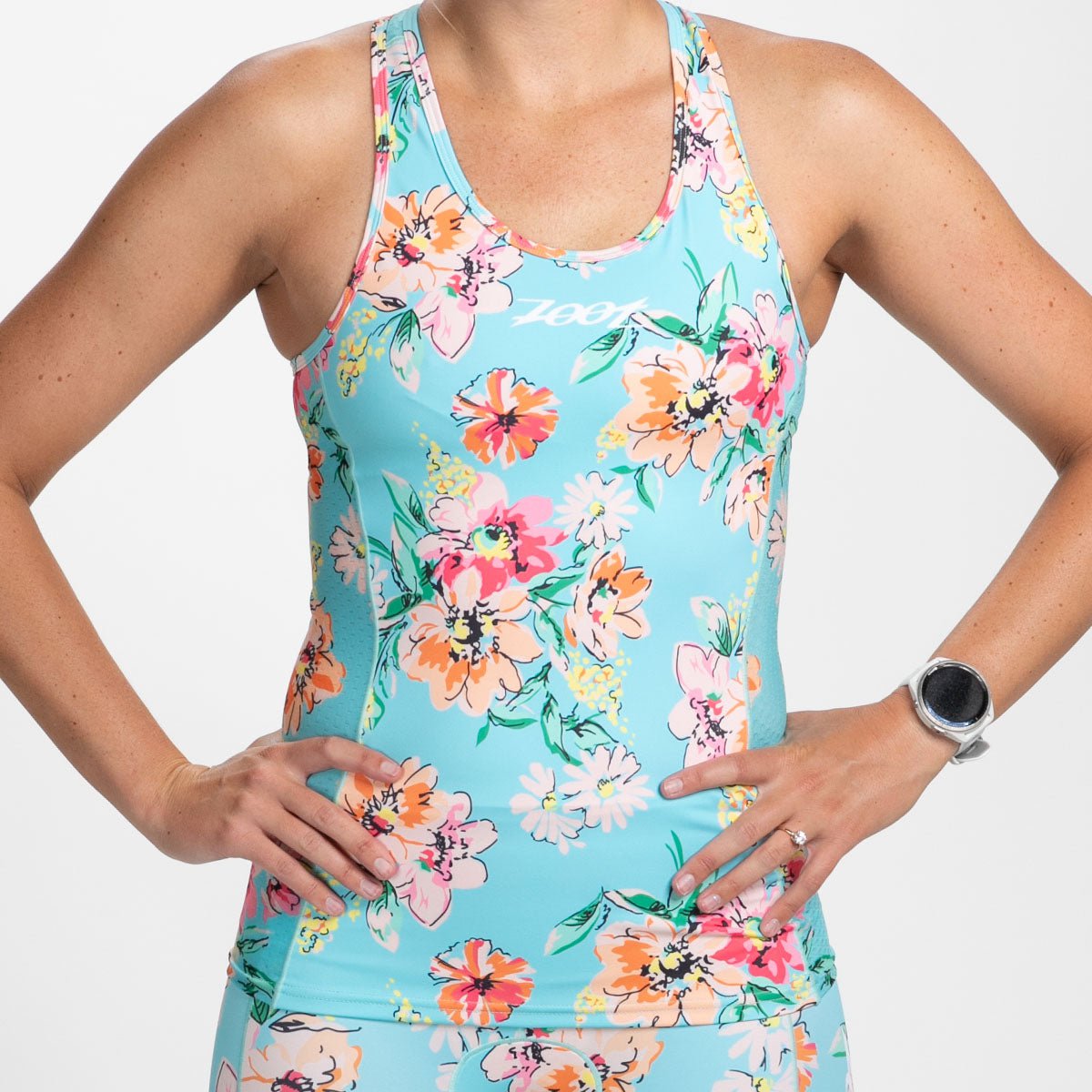 Women's Limited Edition Tri Racerback Sports Bra - Breathable Workout Top for Yoga, Running & Gym - Jasmine Color