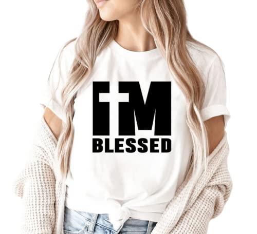Blessed Faith T-Shirt - Trust in God Christian Religious Apparel with Bible Verse - Scripture Tee, Tank Top, Hoodie & Sweatshirt for Church, Worship & Daily Inspiration