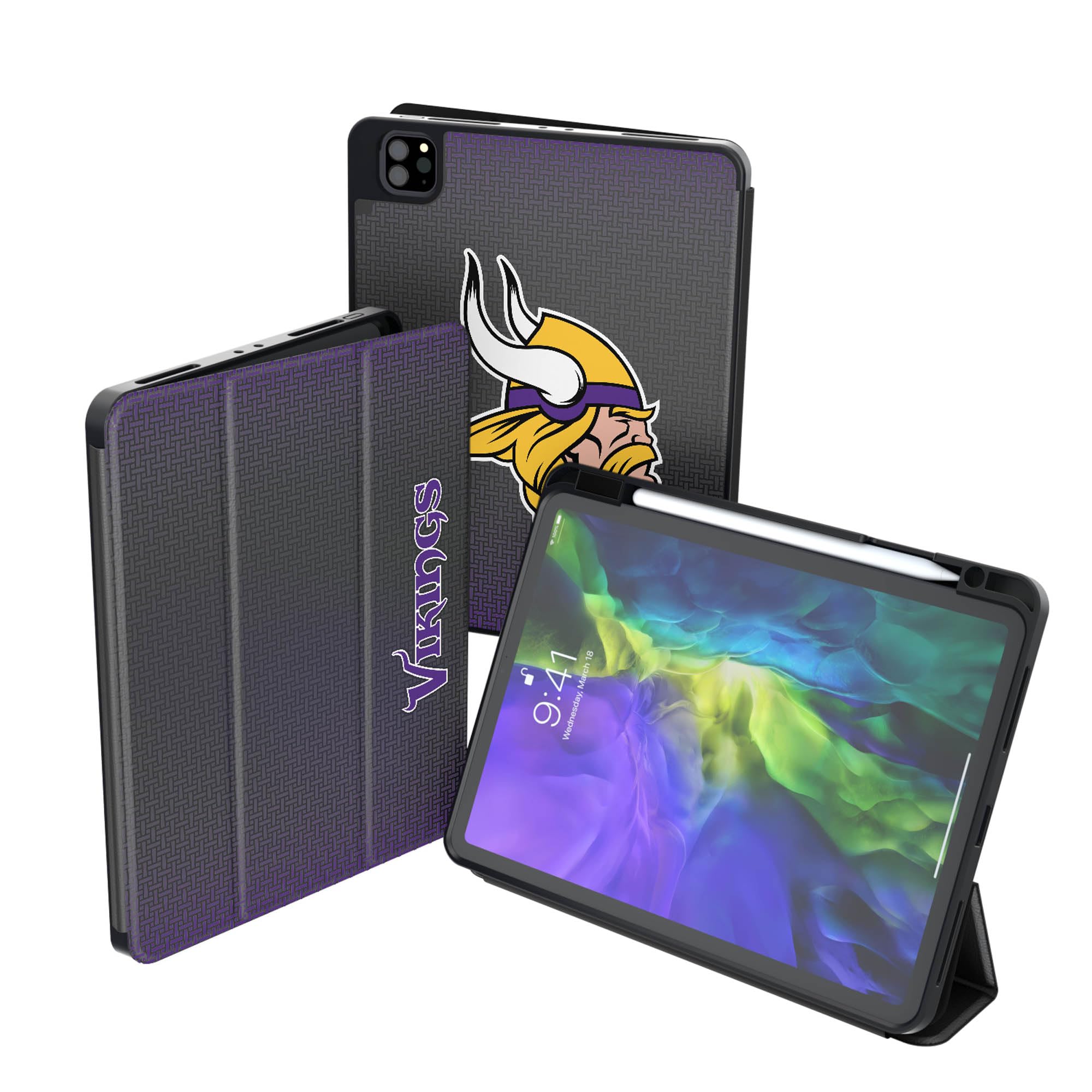 Minnesota Vikings iPad Case - Durable Protective Cover for iPad Air/Pro/Mini - Perfect for Vikings Fans, Home, Office & Travel