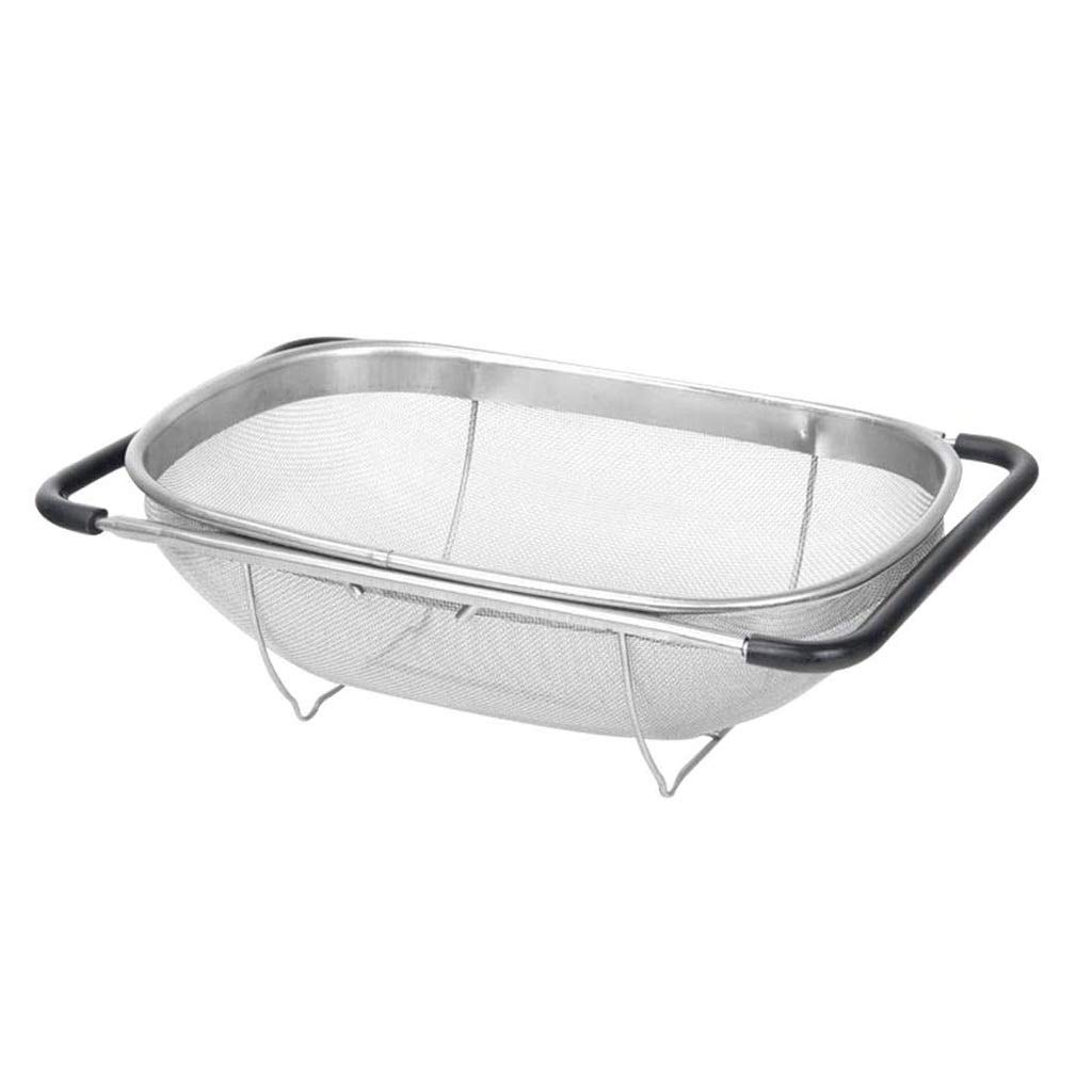 SHUUY Fruit and Vegetable Basket Bowl - Stainless Steel Colander for Washing, Rinsing, Draining Fresh Produce - Perfect for Kitchen Countertop, Dining Table, Picnic, and Outdoor Use