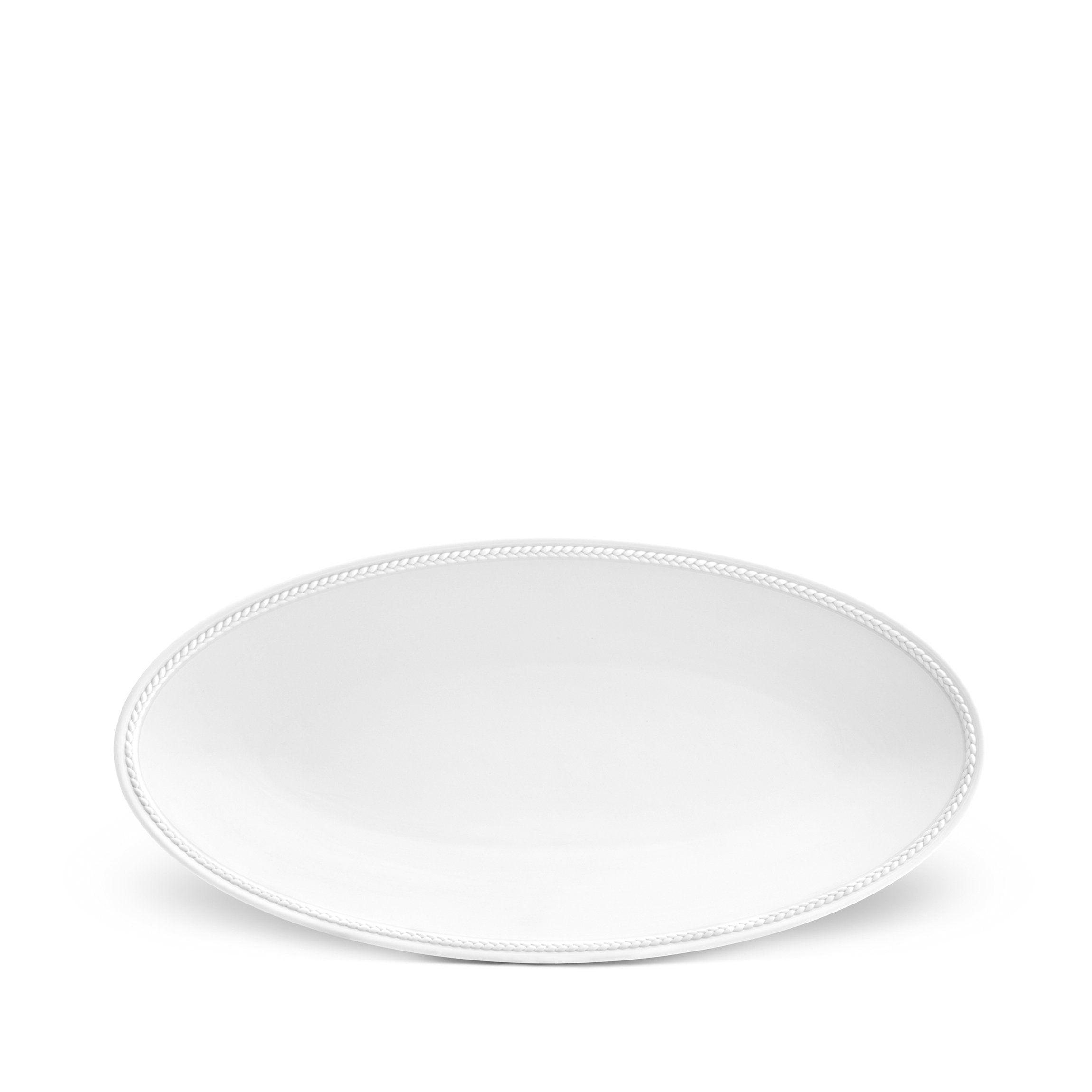 Handwoven Silk Oval Platter - Small Decorative Serving Tray for Appetizers, Desserts & Home Decor | Elegant Party & Dining Table Centerpiece