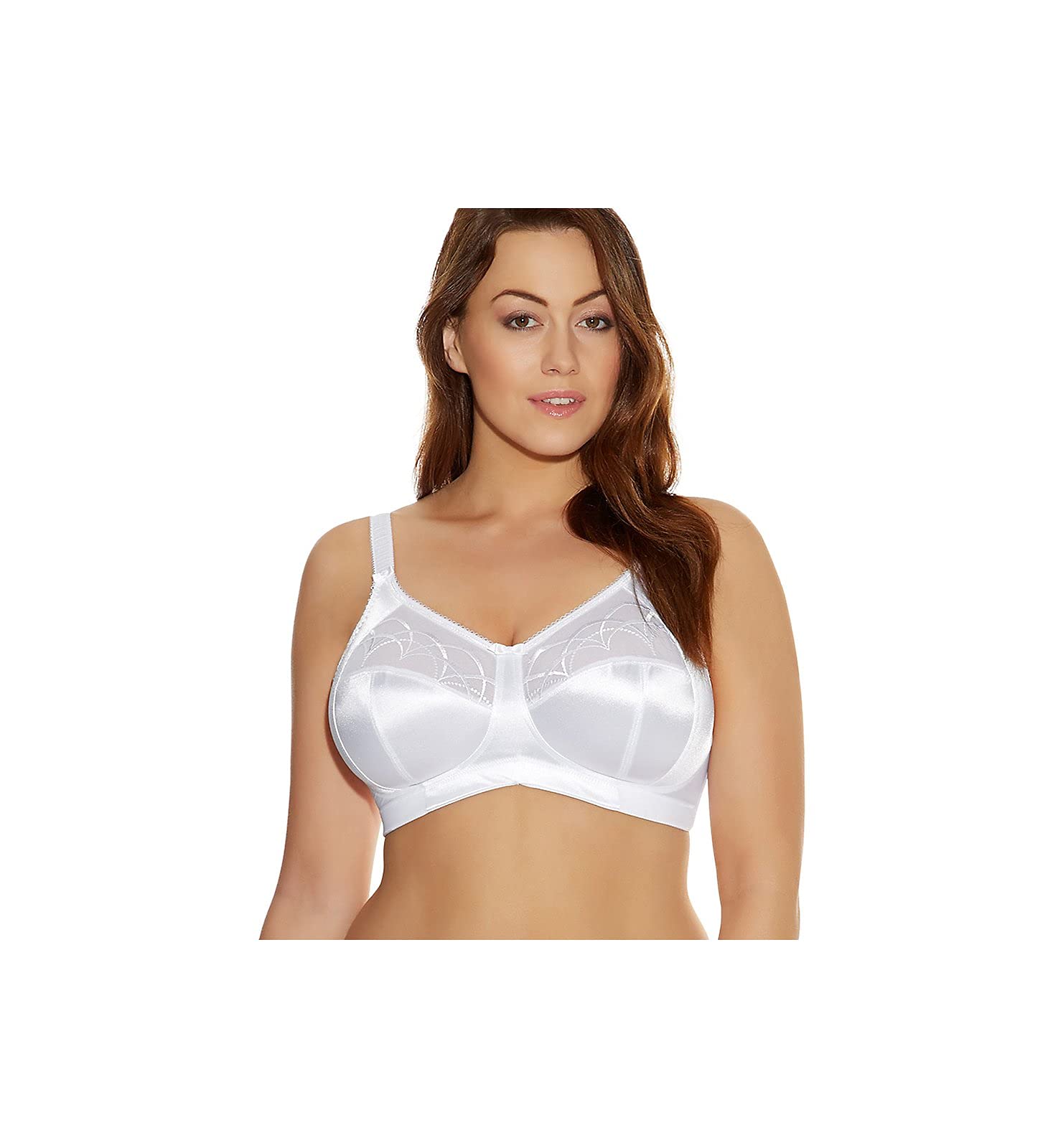 Elomi Women's Plus Size Soft Cup Wirefree Bra - Comfortable Full Coverage Support for Everyday Wear, Workouts & Lounge