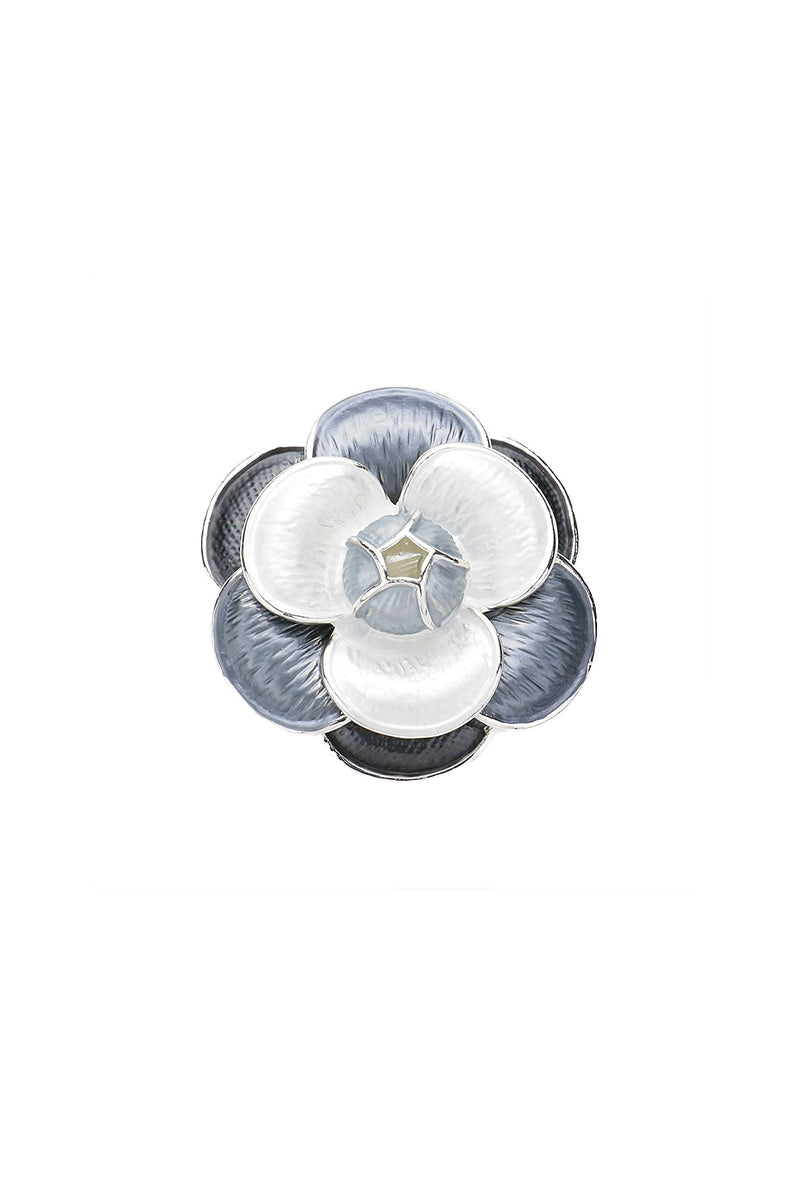 Camellia Flower Magnetic Brooch Pin for Women - Elegant Floral Accessory for Dresses, Coats & Scarves - Perfect for Weddings, Parties & Office Wear