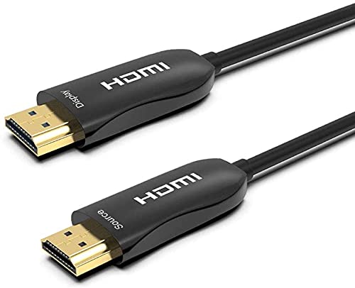 Ultra High-Speed 4K Fiber Optic HDMI Cable 300ft - 4K@30Hz, HDR10, Dolby Vision, HDCP 2.2, ARC & Ethernet Support - Perfect for Home Theater, Gaming & Professional AV Setups