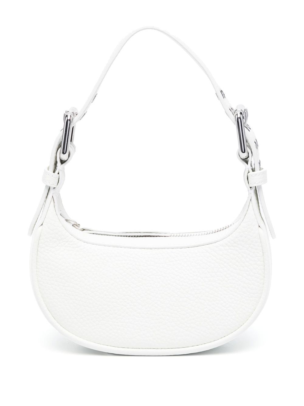 BY FAR PRE Bags for Women - White Leather Shoulder Bag | Stylish Crossbody Purse for Work, Travel & Everyday Use
