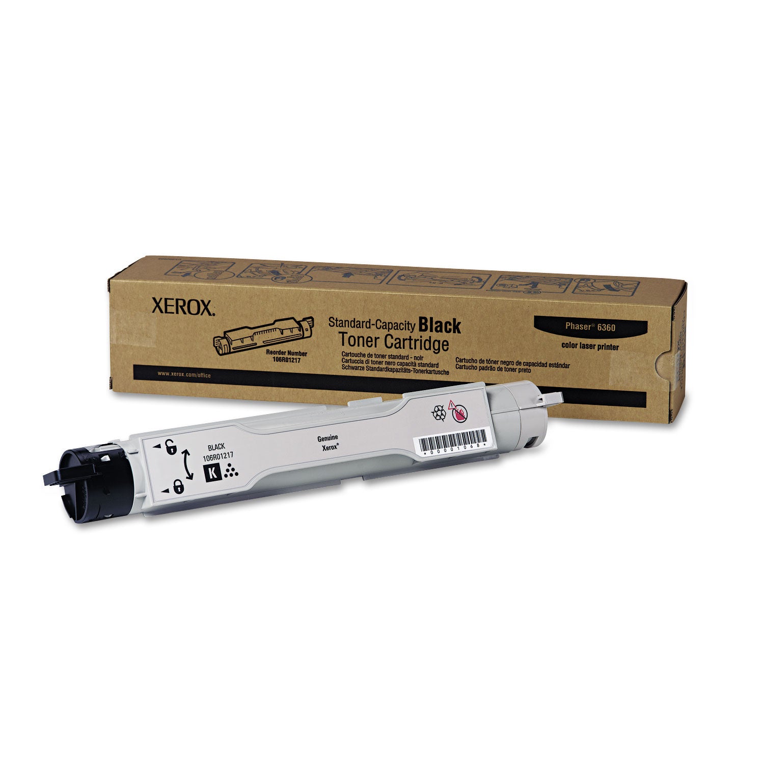 Original HP 106r01217 Black Toner Cartridge - High Yield 9000 Pages | Compatible with HP Printers for Office & Home Use