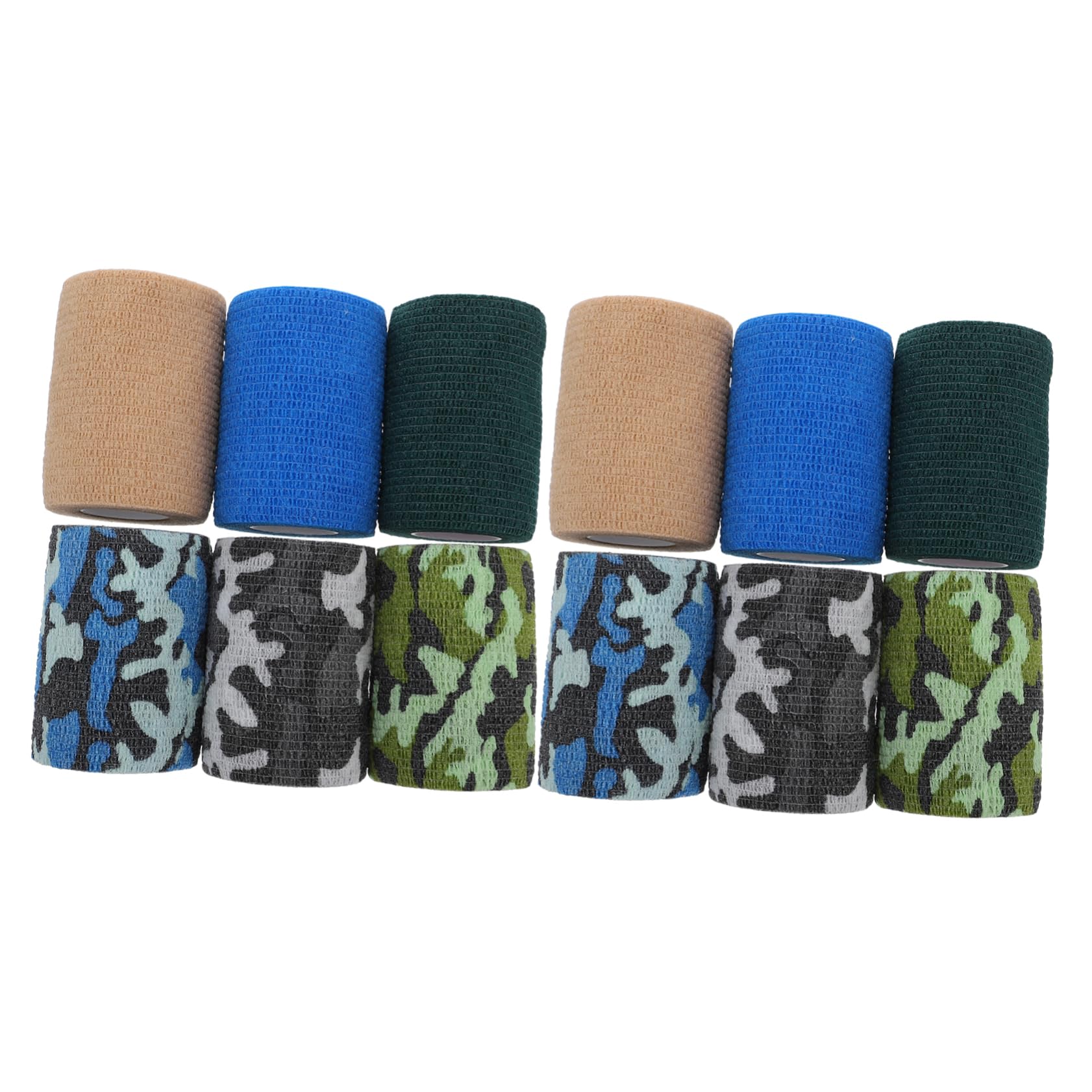 Mipcase 12pcs Elastic Self-Adhesive Finger Tape - Breathable Non-Woven Fabric Sports Wrap for Finger Protection & Support - Ideal for Basketball, Volleyball, Rock Climbing & Outdoor Activities