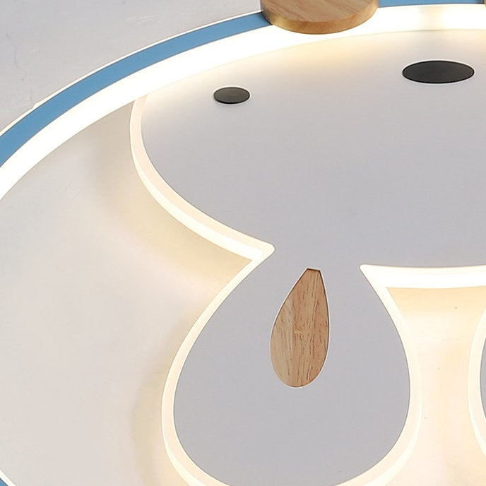 Modern LED Bunny Design Ceiling Light for Kids - Perfect for Nursery, Bedroom & Playroom Decor