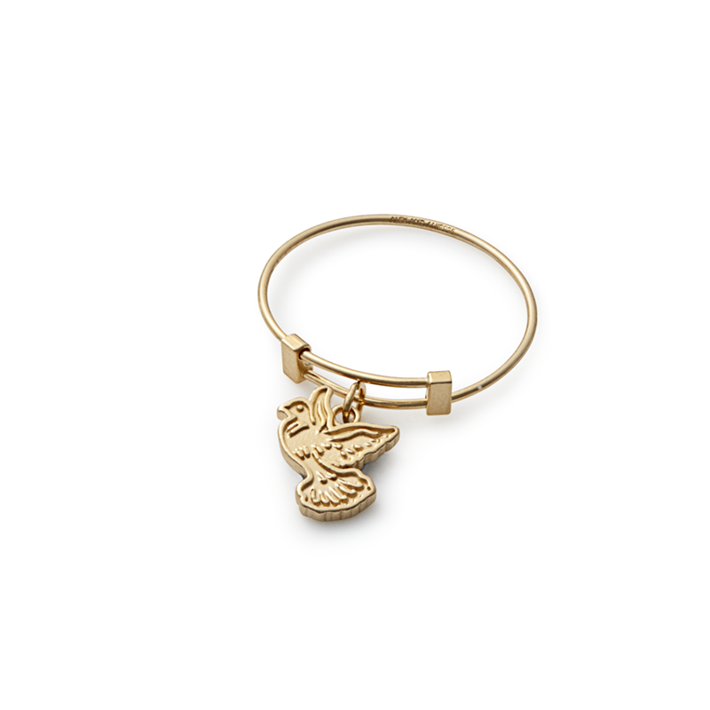 Dove Charm Ring - Sterling Silver Dove Jewelry for Women - Elegant & Dainty Bird Ring - Perfect for Gifts, Weddings & Everyday Wear